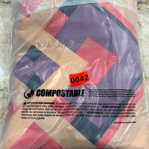 Naven | 70's Mini Dress | Geometric Purple, Red,‎ Gold | Women's Size 6 - Picture 11 of 11